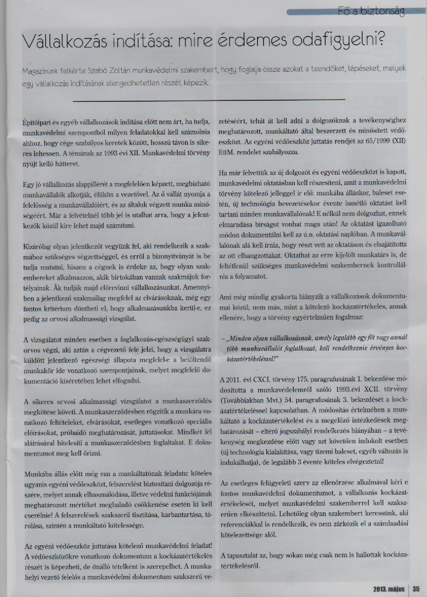 Vállalkozás indítása